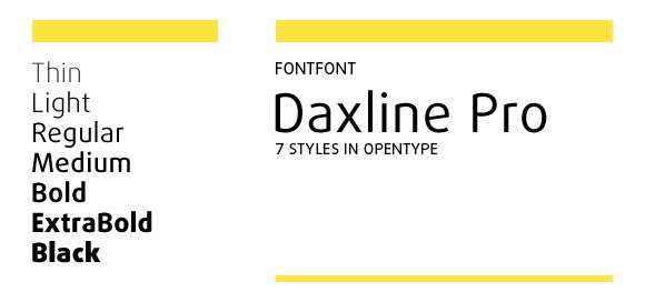 скачать daxlinepro шрифт