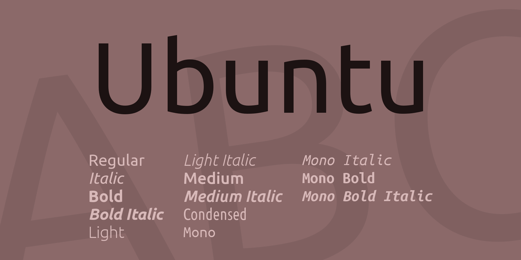 ubuntu шрифт скачать бесплатно