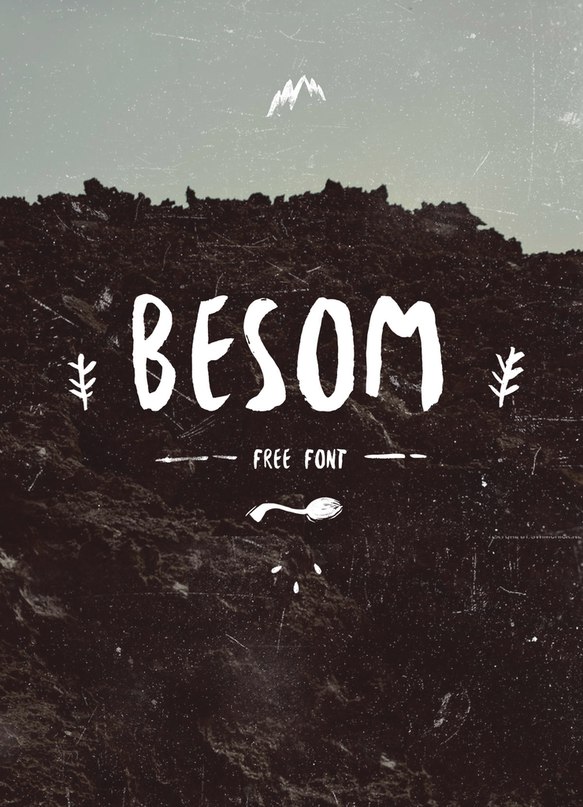 Besom-  шрифт скачать бесплатно