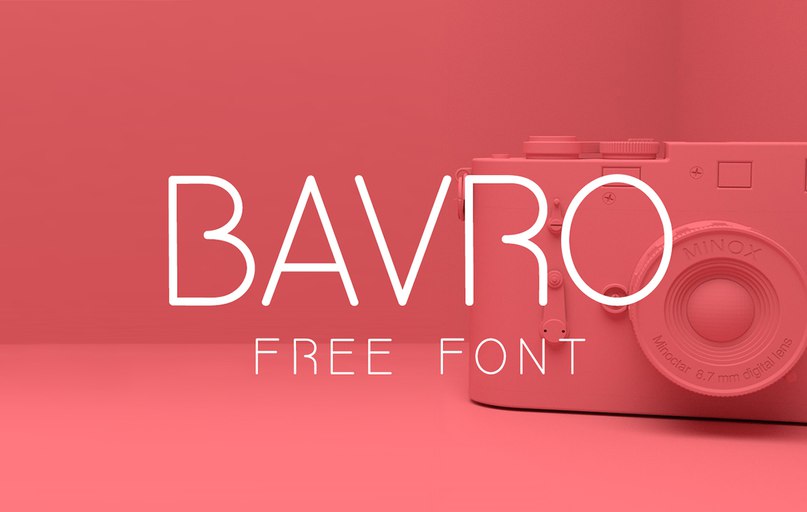 BAVRO шрифт скачать бесплатно