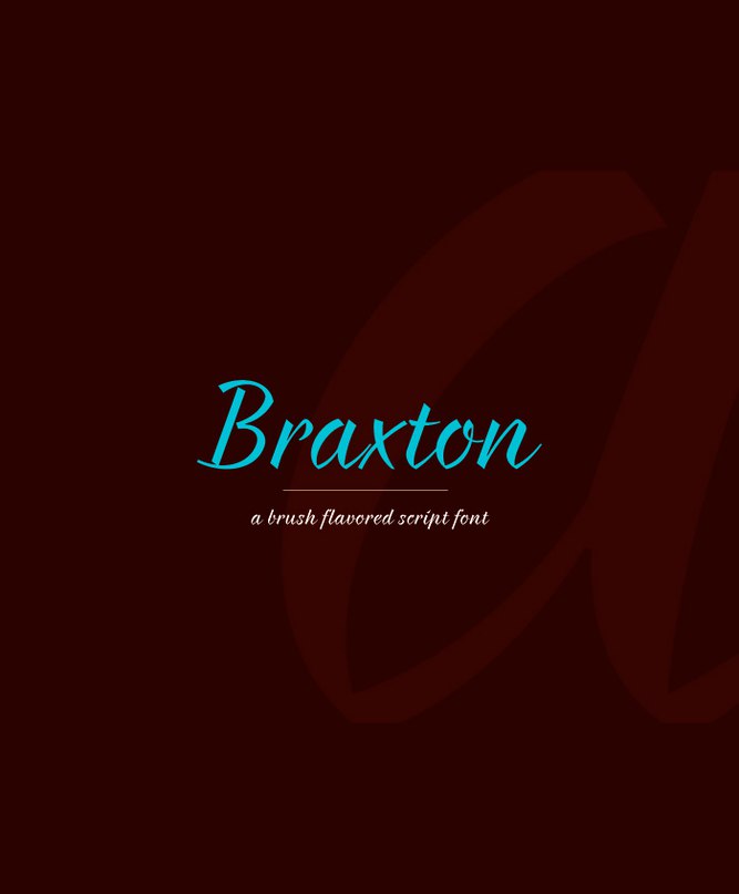 braxton шрифт скачать бесплатно
