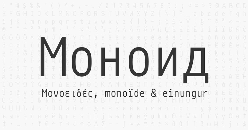 Monoid шрифт скачать бесплатно