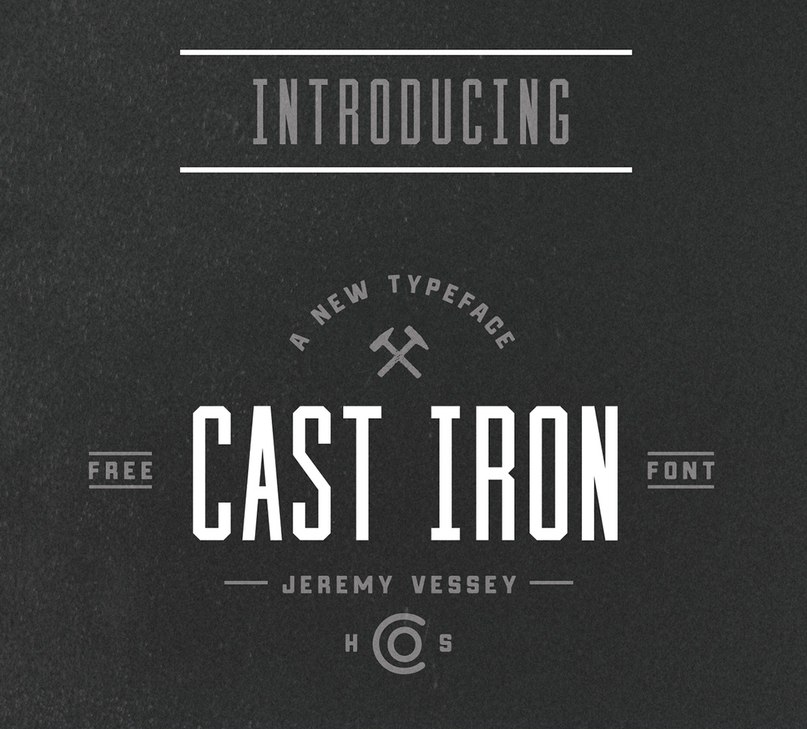 Cast Iron-Condensed шрифт скачать бесплатно