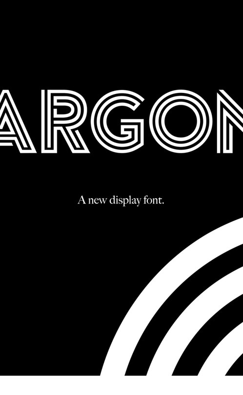 Argon PERSONAL шрифт скачать бесплатно