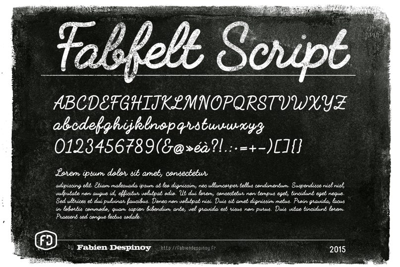 Fabfelt Script шрифт скачать бесплатно