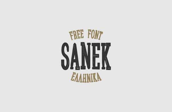 Sanek шрифт скачать бесплатно