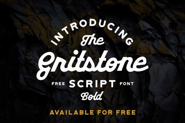 Gritstone Script шрифт скачать бесплатно