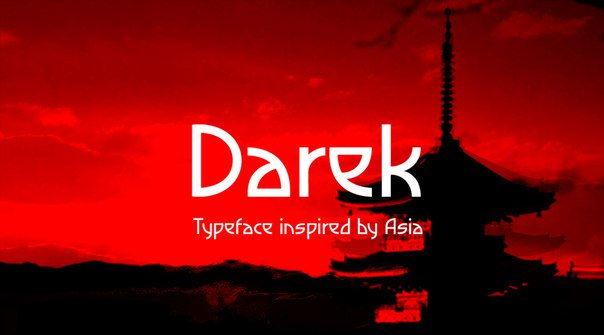 Darek Lite шрифт скачать бесплатно