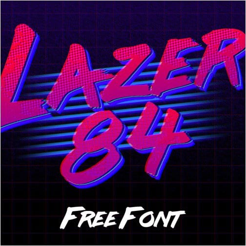 Lazer84 шрифт скачать бесплатно