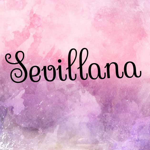 Sevillana шрифт скачать бесплатно