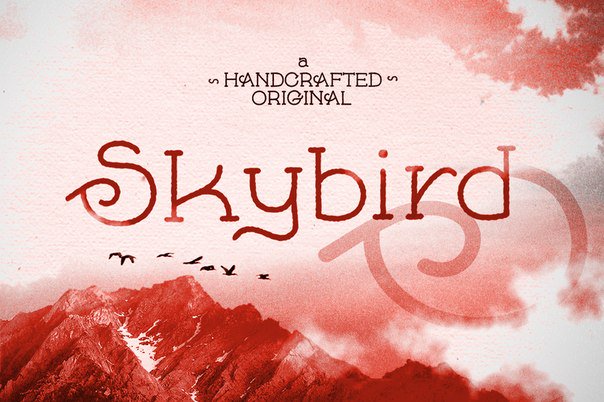 Skybird шрифт скачать бесплатно