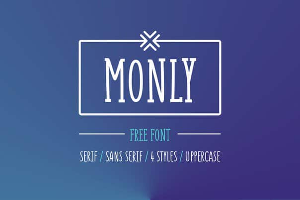 Monly шрифт скачать бесплатно