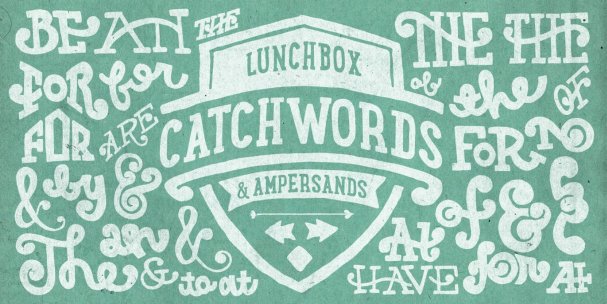 Lunchbox Slab Ornaments шрифт скачать бесплатно