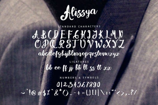 Alissya Typeface шрифт скачать бесплатно