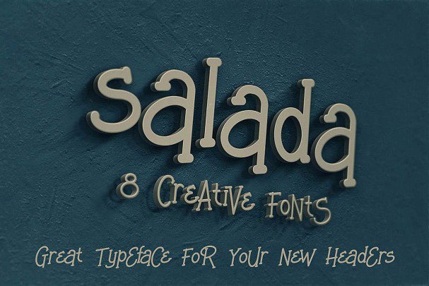 Salada - Funny Style   шрифт скачать бесплатно