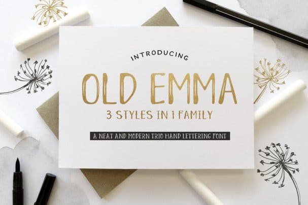 Old Emma шрифт скачать бесплатно
