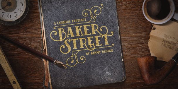 Baker Street Inline шрифт скачать бесплатно