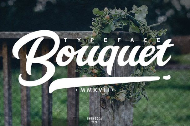 Bouquet Typeface шрифт скачать бесплатно