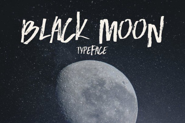 Black Moon шрифт скачать бесплатно