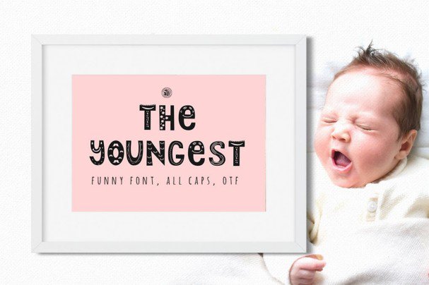 The Youngest   шрифт скачать бесплатно