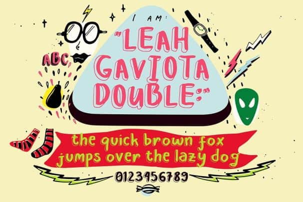 Leah Gaviota шрифт скачать бесплатно