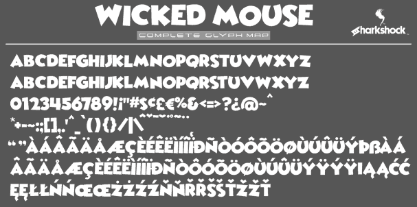 Wicked Mouse шрифт скачать бесплатно
