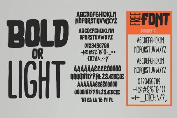 Brother Typeface шрифт скачать бесплатно