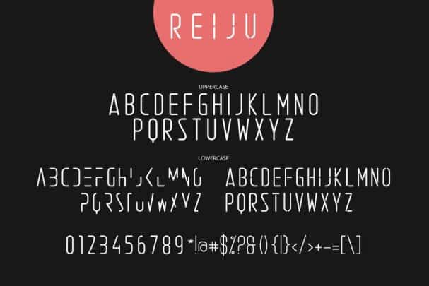 Reiju | Typeface Duo шрифт скачать бесплатно