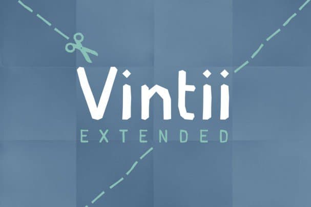 Vintii Extended   шрифт скачать бесплатно