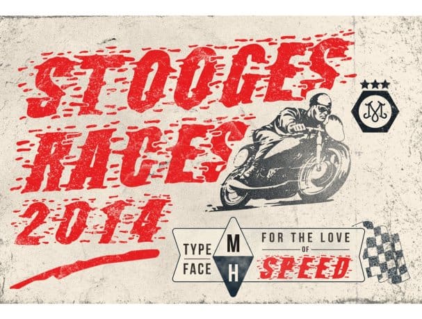 Stooges Races шрифт скачать бесплатно