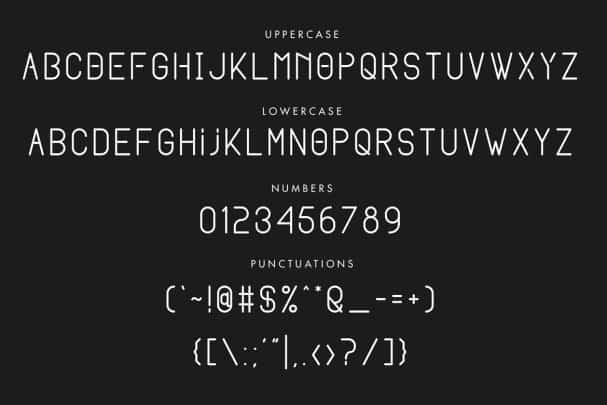 Venditum Typeface шрифт скачать бесплатно