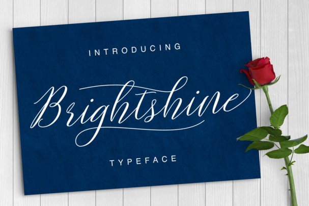Brightshine Typeface шрифт скачать бесплатно