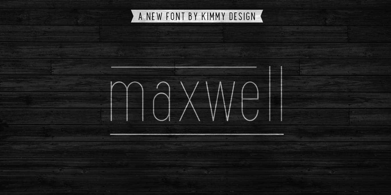 Maxwell Sans Bold шрифт скачать бесплатно