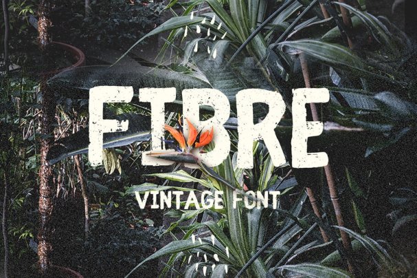 Fibre - Vintage   шрифт скачать бесплатно