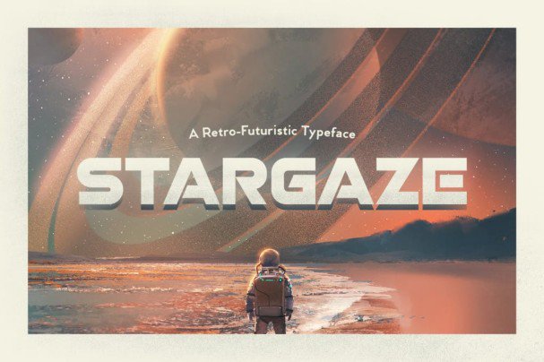 Stargaze Typeface шрифт скачать бесплатно