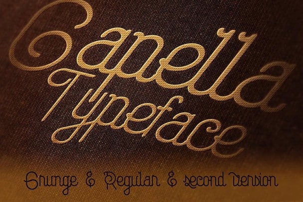 Capella Typeface шрифт скачать бесплатно
