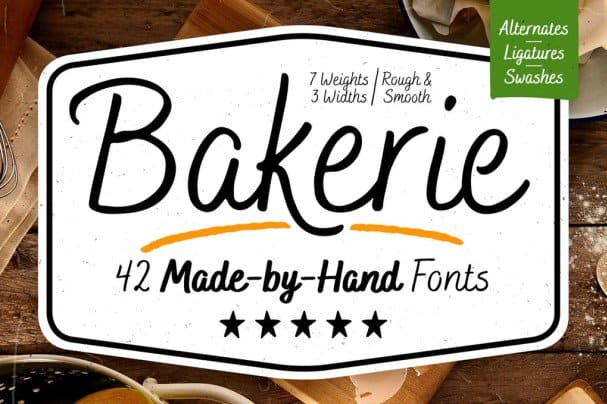 Bakerie   Family шрифт скачать бесплатно