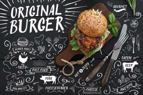 Original Burger   шрифт скачать бесплатно