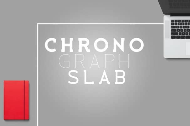 Chronograph Slab шрифт скачать бесплатно
