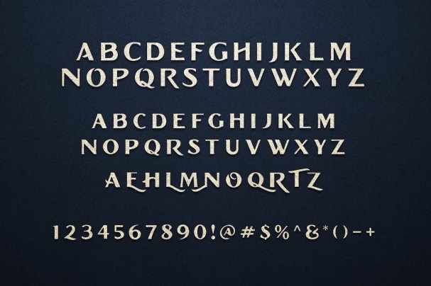 Grandesa Typeface шрифт скачать бесплатно