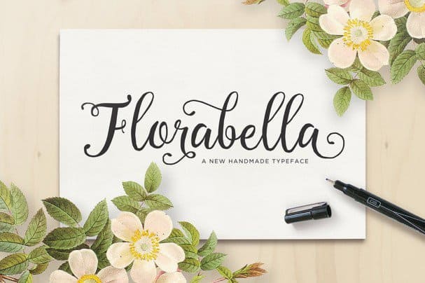 Florabella Script шрифт скачать бесплатно