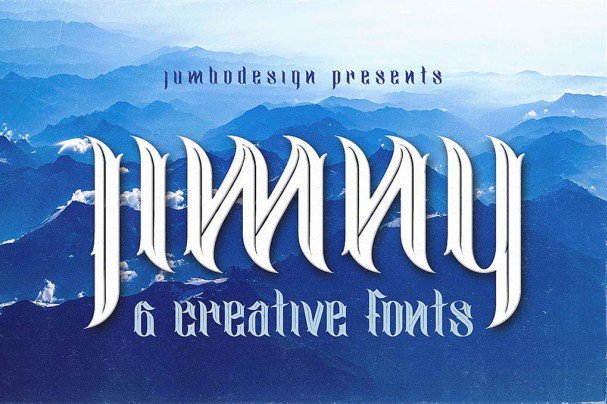 Jimny - Creative Style   шрифт скачать бесплатно