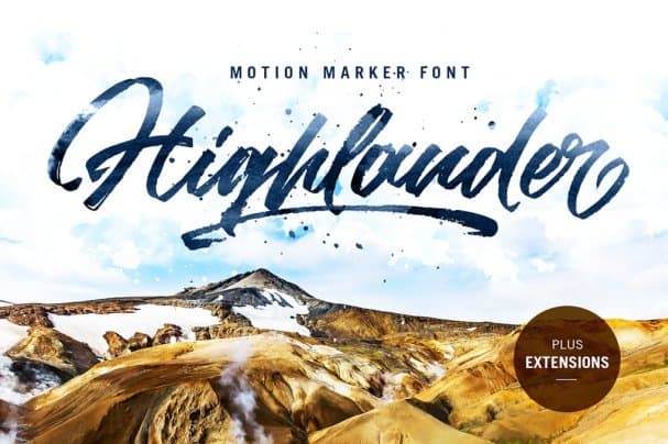 Highlander marker script шрифт скачать бесплатно