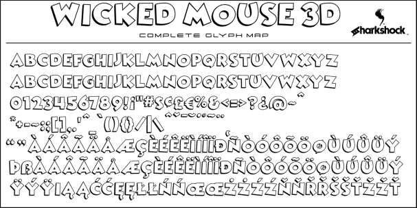 Wicked Mouse шрифт скачать бесплатно