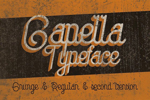 Capella Typeface шрифт скачать бесплатно