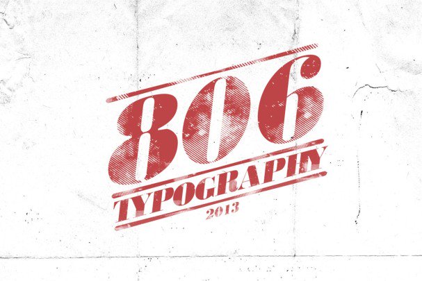 806 Typography шрифт скачать бесплатно
