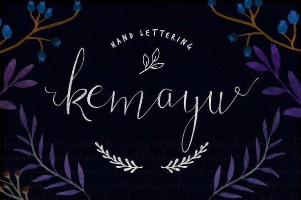 Kemayu Typeface шрифт скачать бесплатно