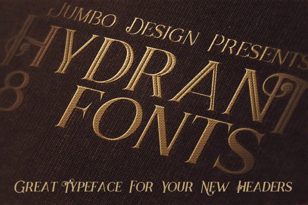 Hydrant - Vintage Style   шрифт скачать бесплатно