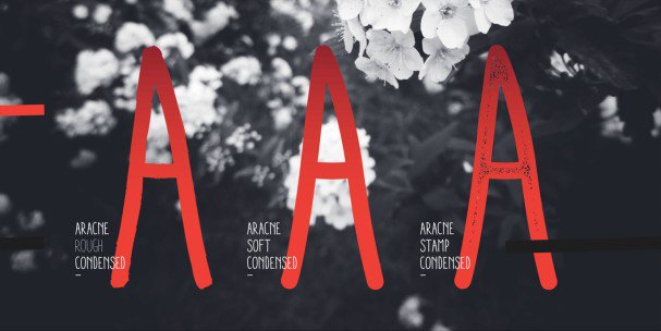 Aracne Condensed шрифт скачать бесплатно