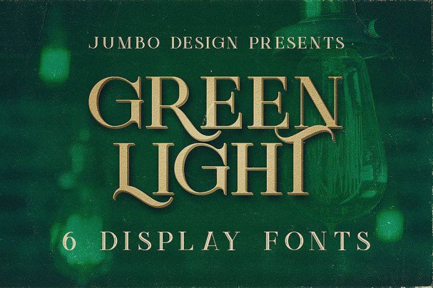 Green Light - Vintage Style   шрифт скачать бесплатно